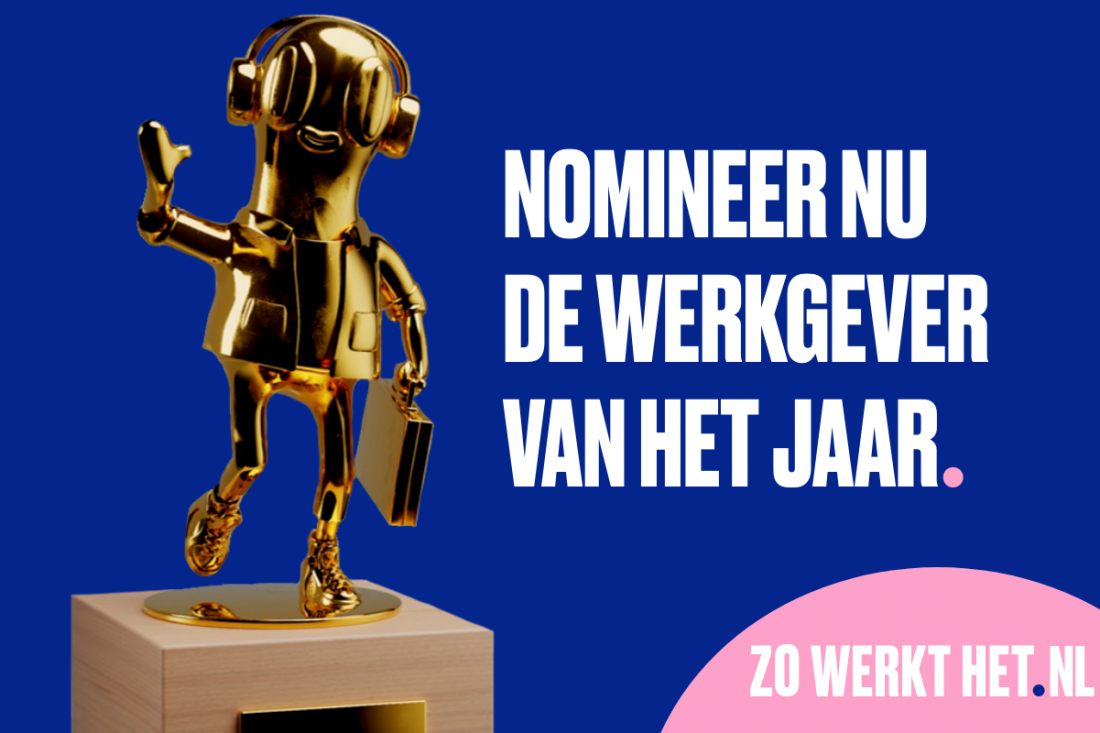 Zo Werkt Het reikt op 16 maart - precies één jaar na de start van de eerste lockdown - de award uit voor Beste (Thuis)Werkgever van het Jaar.