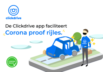 Rijles mag weer: Nieuwe Clickdrive app maakt elke rijles corona-proof