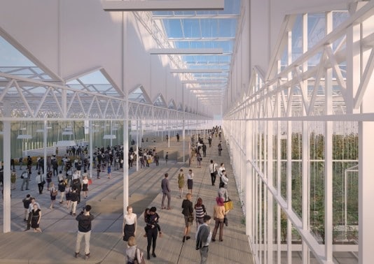Bom Group en V8 Architects tekenen voor het Kascomplex bij Floriade Expo 2022
