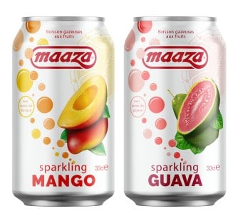 Tropische fruitdranken-expert MAAZA introduceert MAAZA Sparkling