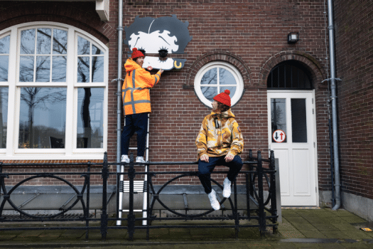 Kunstenaar Streetart Frankey lanceert limited edition jas in samenwerking met outerwear label GOFRANCK