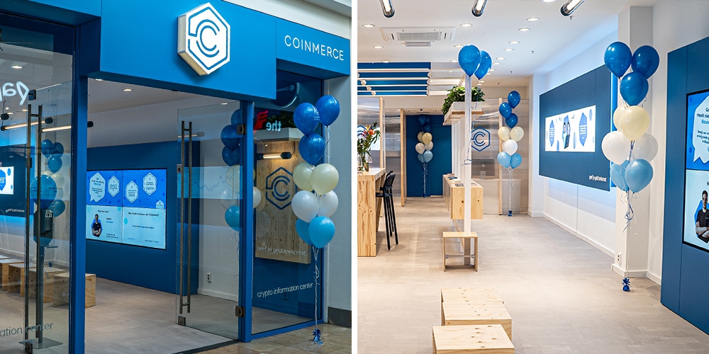 Handelsplatform Coinmerce opent de eerste cryptowinkel van Nederland