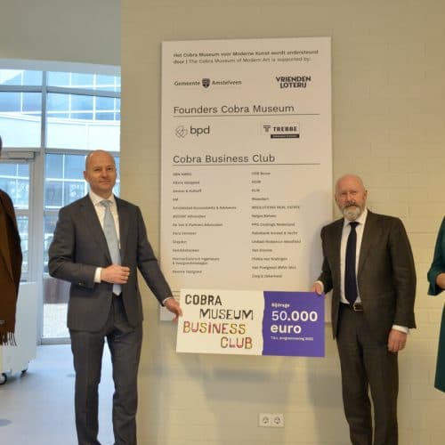 Cobra Business Club schenkt €50.000,- euro aan het Cobra Museum in Amstelveen