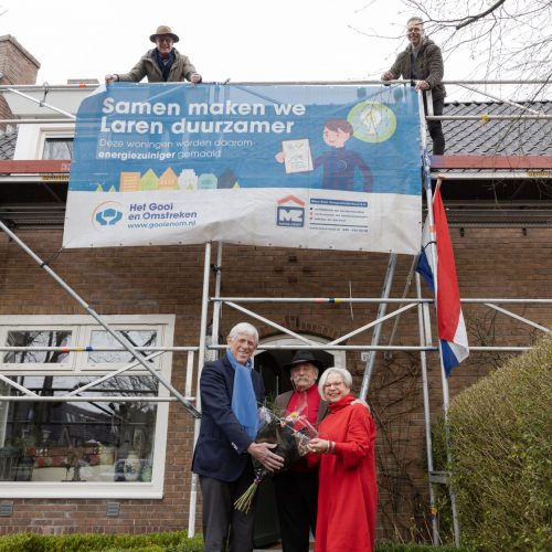 Duurzame opknapbeurt 222 sociale huurwoningen van Het Gooi en Omstreken in Laren afgerond