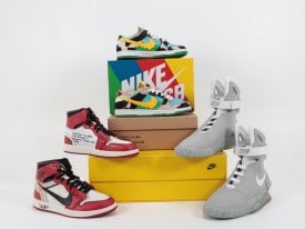 Exclusieve Nike sneakers tentoongesteld in CIC Rotterdam