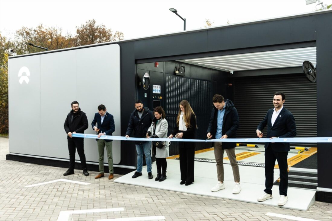 NIO opent eerste Power Swap Station in Nederland