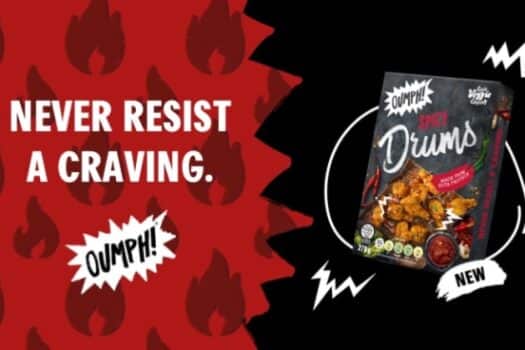 Plant-based merk Oumph! lanceert Spicy Drums