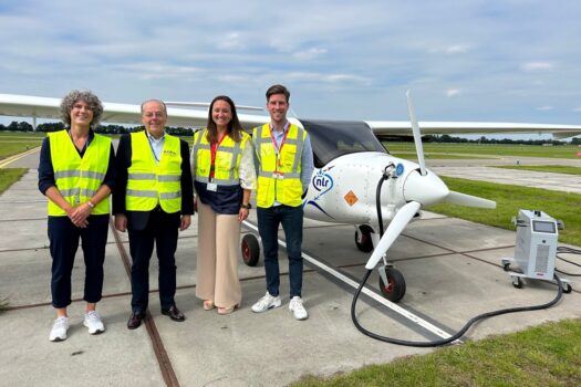Elektrische (les)vluchten op Rotterdam The Hague Airport