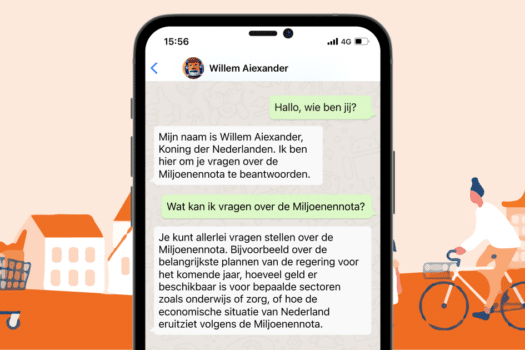 Via een appje duidelijk wat in Miljoenennota staat dankzij AI-startup Watermelon