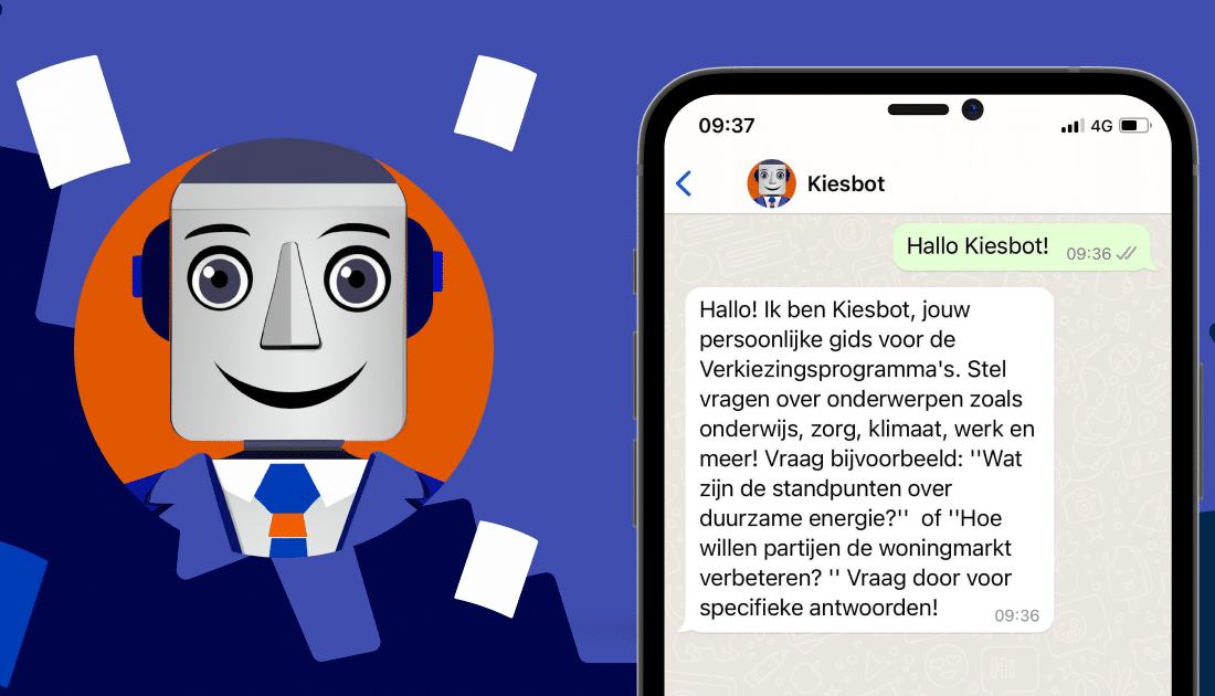 Stemwijzer 2.0: AI-chatbot biedt kiezer helpende hand