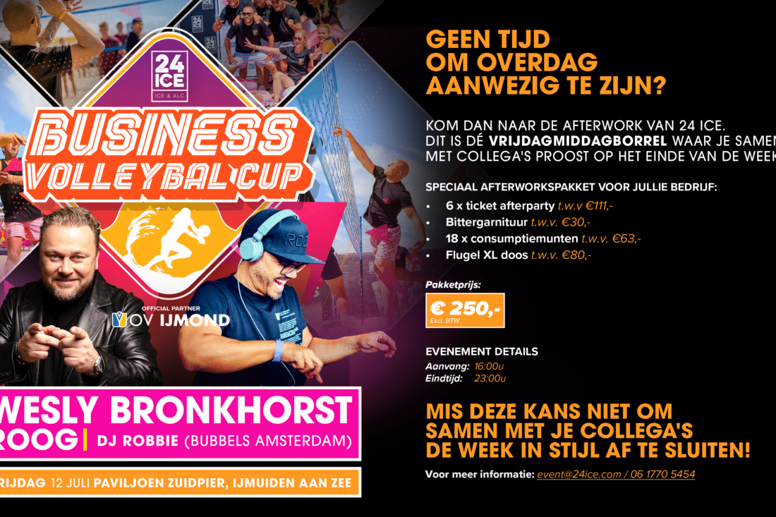 Volleybal Business Cup op vrijdag 12 juli