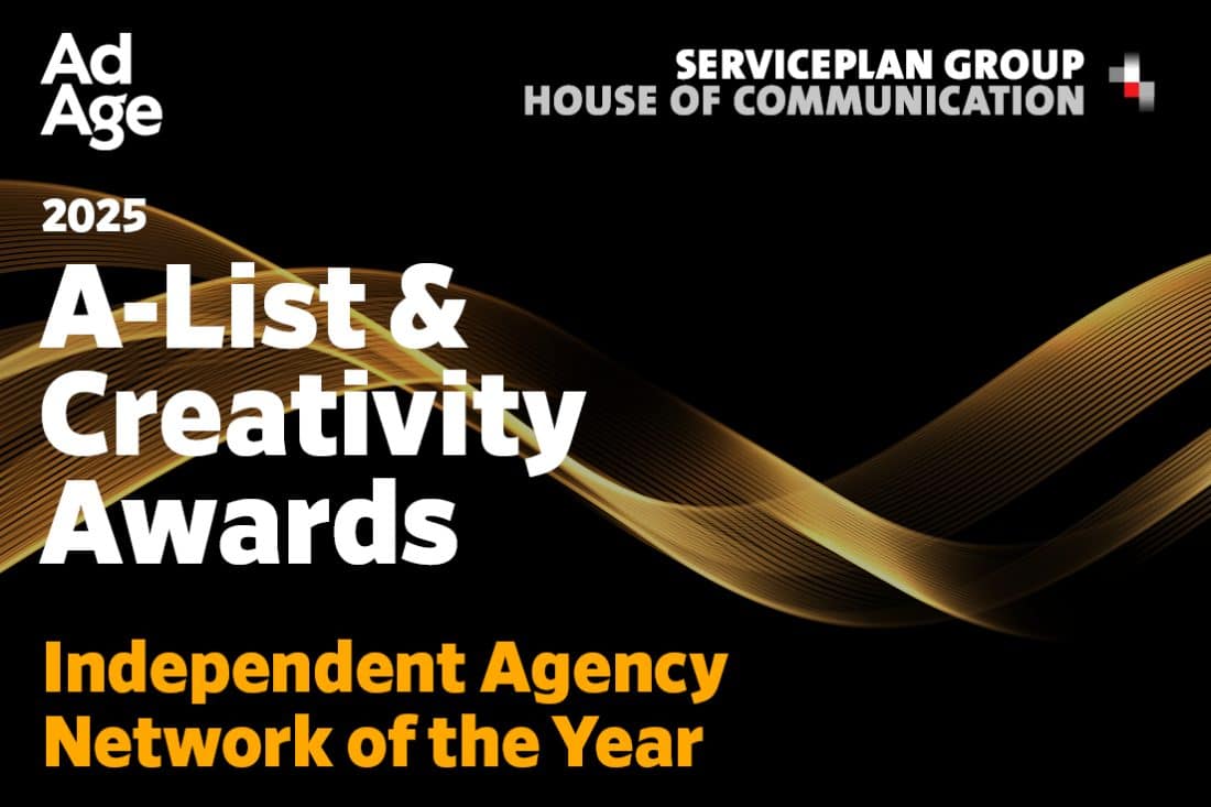 Serviceplan Group uitgeroepen tot Independent Agency Network of the Year door Ad Age