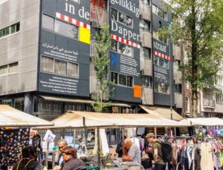 Nieuwe inrichting Dappermarkt
